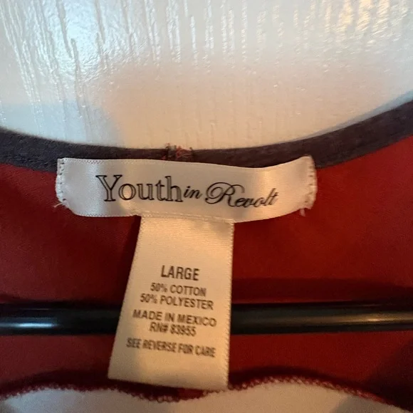 Forever Country Graphic Tee - Burgundy and White - Picture 3 of 3